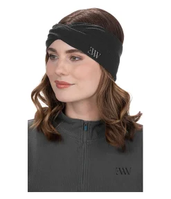 EQUESTRIAN WORK WEAR Bandeau technique côtelé Cosy noir Clearance