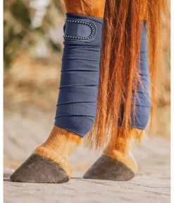 SHOWMASTER Bandes en polaire Brilliant navy classique