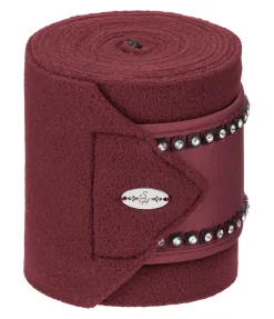 SHOWMASTER Bandes en polaire Brilliant bordeaux Clearance
