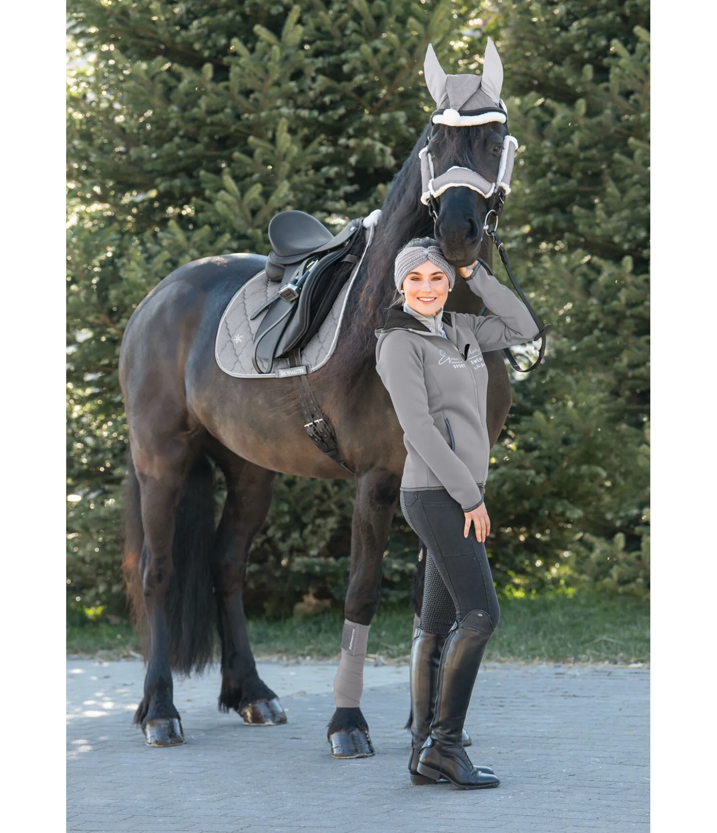 SHOWMASTER Bandes en polaire Collection de Noël brume Sale