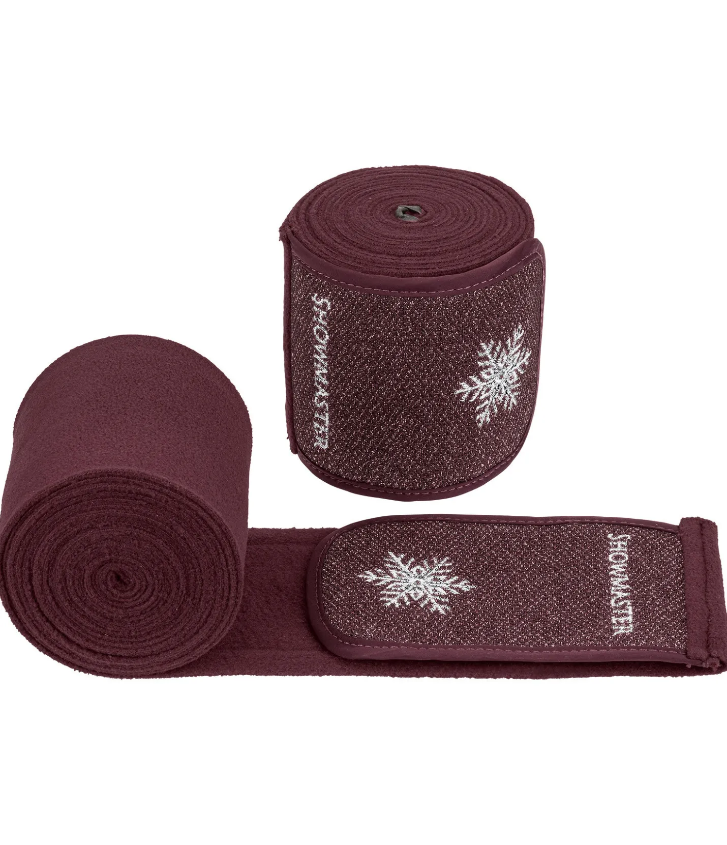 SHOWMASTER Bandes en polaire Collection de Noël acajou Hot