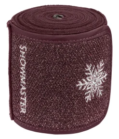 SHOWMASTER Bandes en polaire Collection de Noël acajou Hot