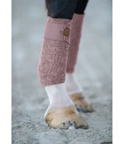 Felix Bühler Bandes en polaire Knitted rose givrée New
