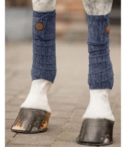 Felix Bühler Bandes en polaire Knitted denim clair Hot