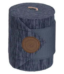 Felix Bühler Bandes en polaire Knitted denim clair Hot