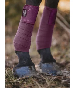 Felix Bühler Bandes en polaire Sparkling II noir-violet Outlet