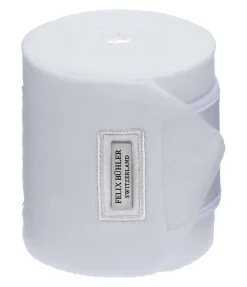 Felix Bühler Bandes en polaire Swiss Design blanc