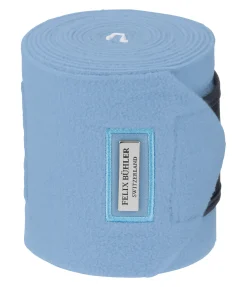 Felix Bühler Bandes en polaire Swiss Design bleu ciel