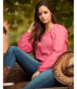 STONEDEEK Blouse Angie flamant rose Hot