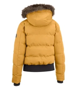 Felix Bühler Blouson à capuche Rachel mangue dorée