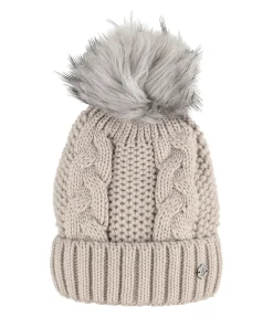 Felix Bühler Bonnet à pompon Inke champagne