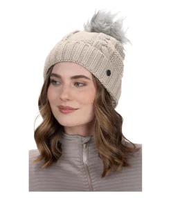 Felix Bühler Bonnet à pompon Inke champagne