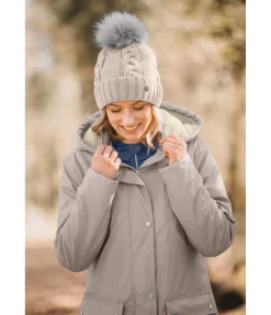 Felix Bühler Bonnet à pompon Inke champagne