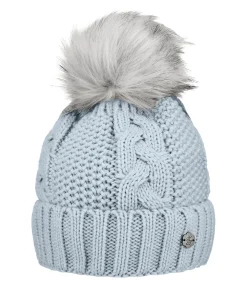 Felix Bühler Bonnet à pompon Inke bleu glacier Discount