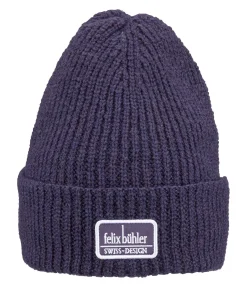 Felix Bühler Bonnet Sanne violet foncé Clearance