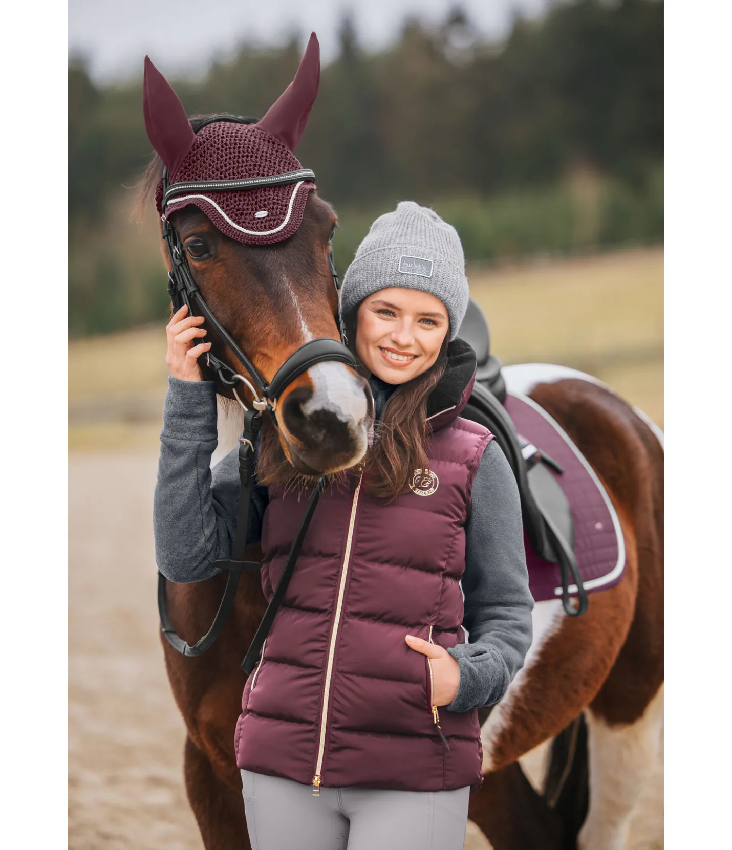 SHOWMASTER Bonnet anti-mouches Basic acajou Best