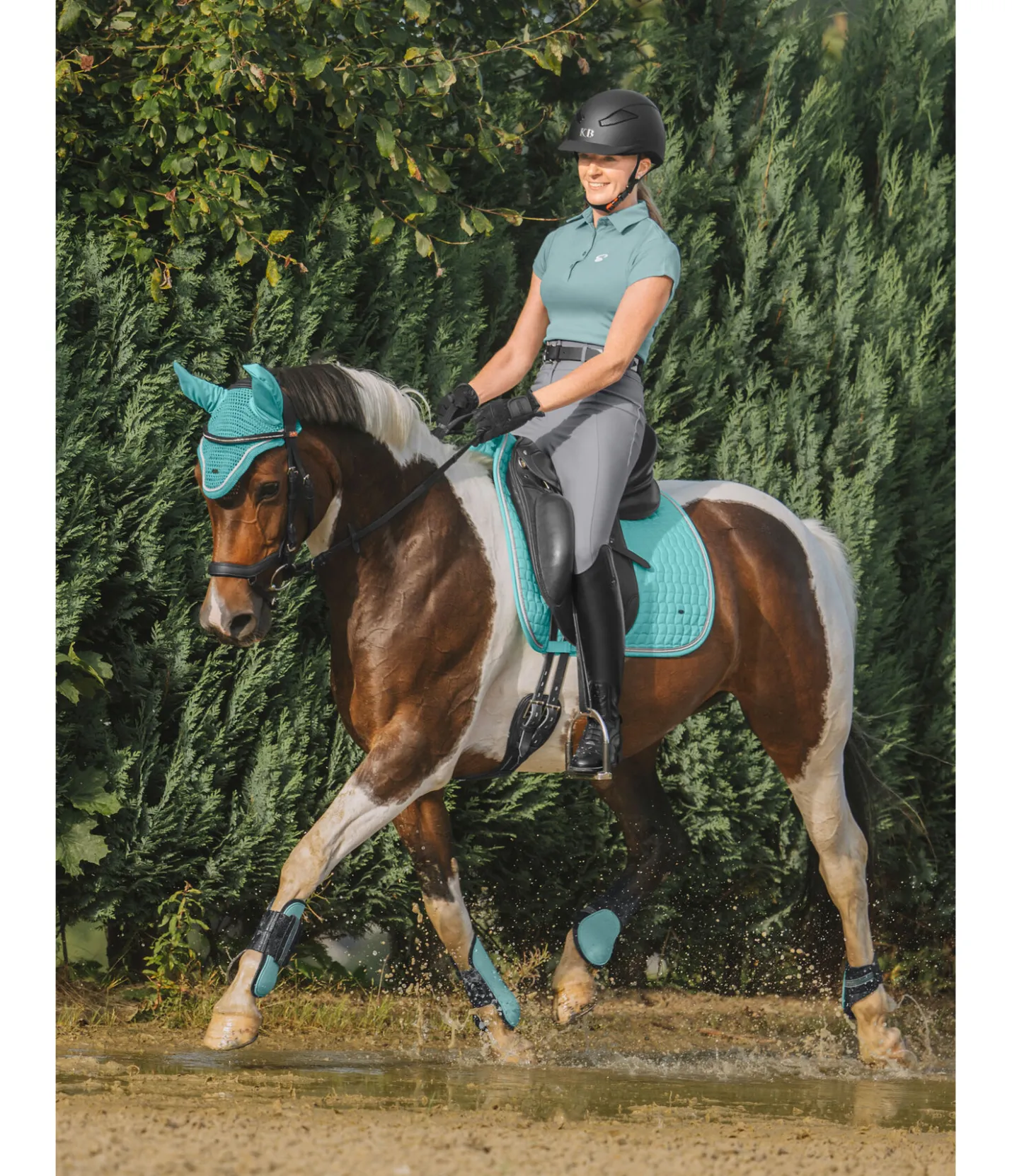 SHOWMASTER Bonnet anti-mouches Basic bleu lagune Best