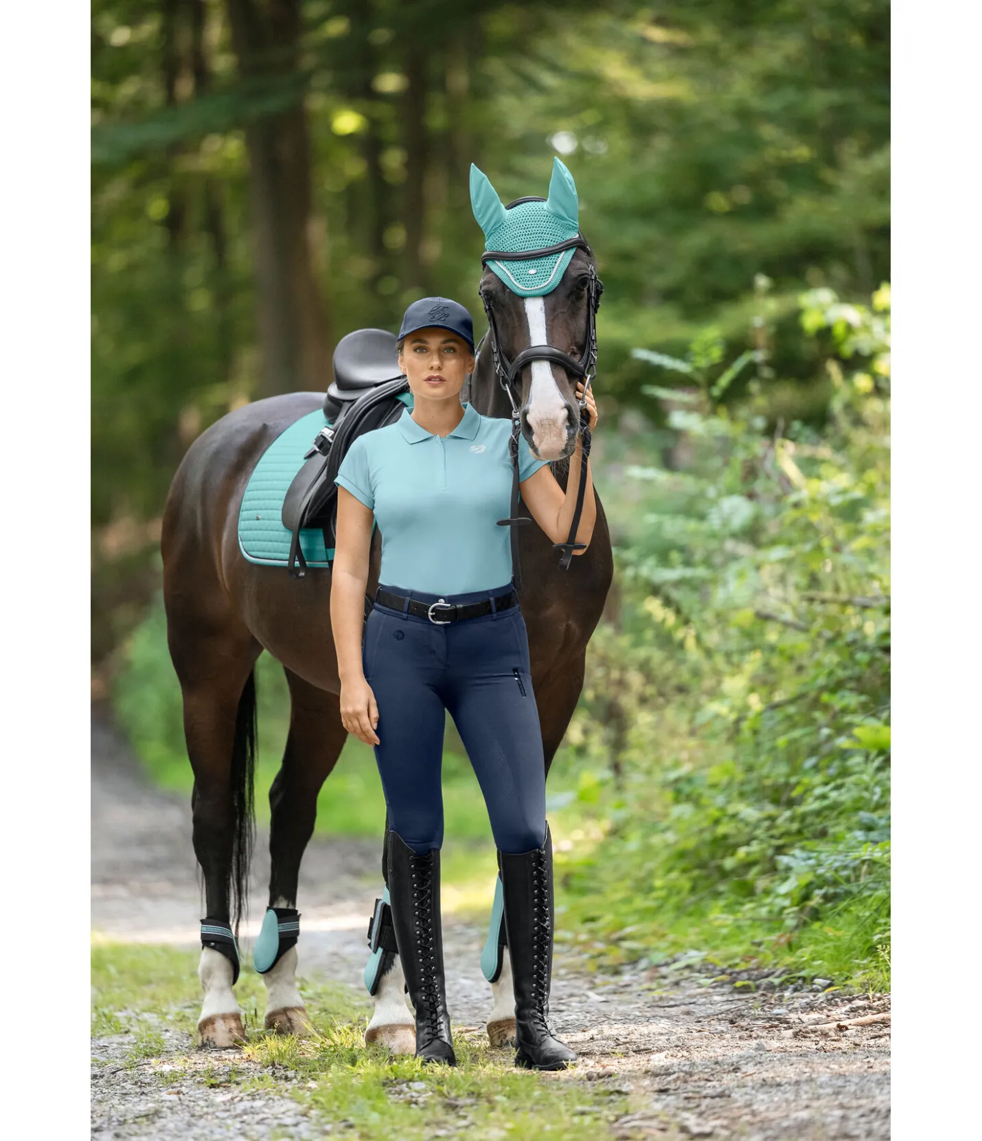 SHOWMASTER Bonnet anti-mouches Basic bleu lagune Best