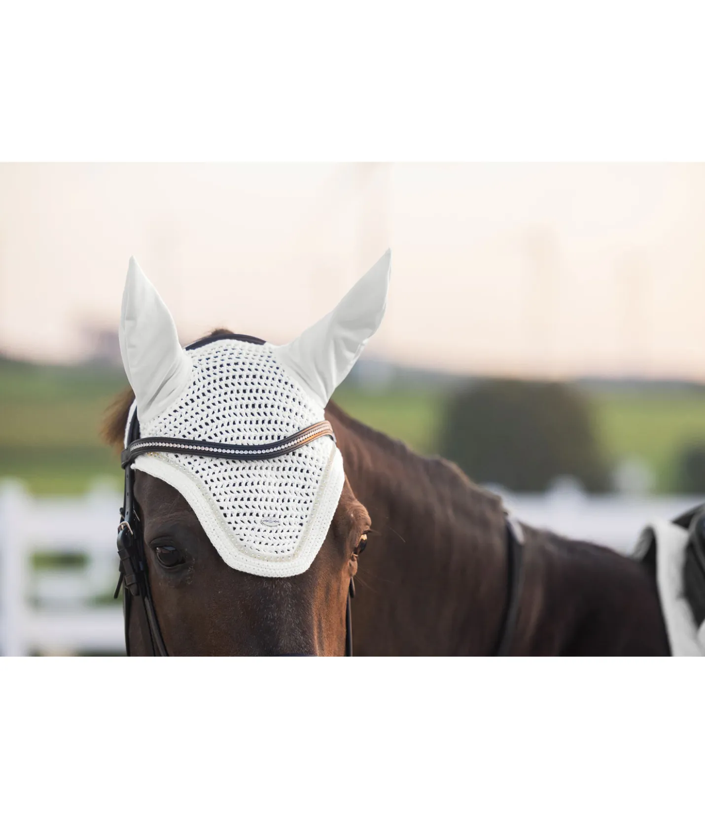SHOWMASTER Bonnet anti-mouches Brillant blanc Outlet