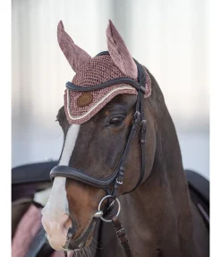 Felix Bühler Bonnet anti-mouches Knitted Collection rose givrée New