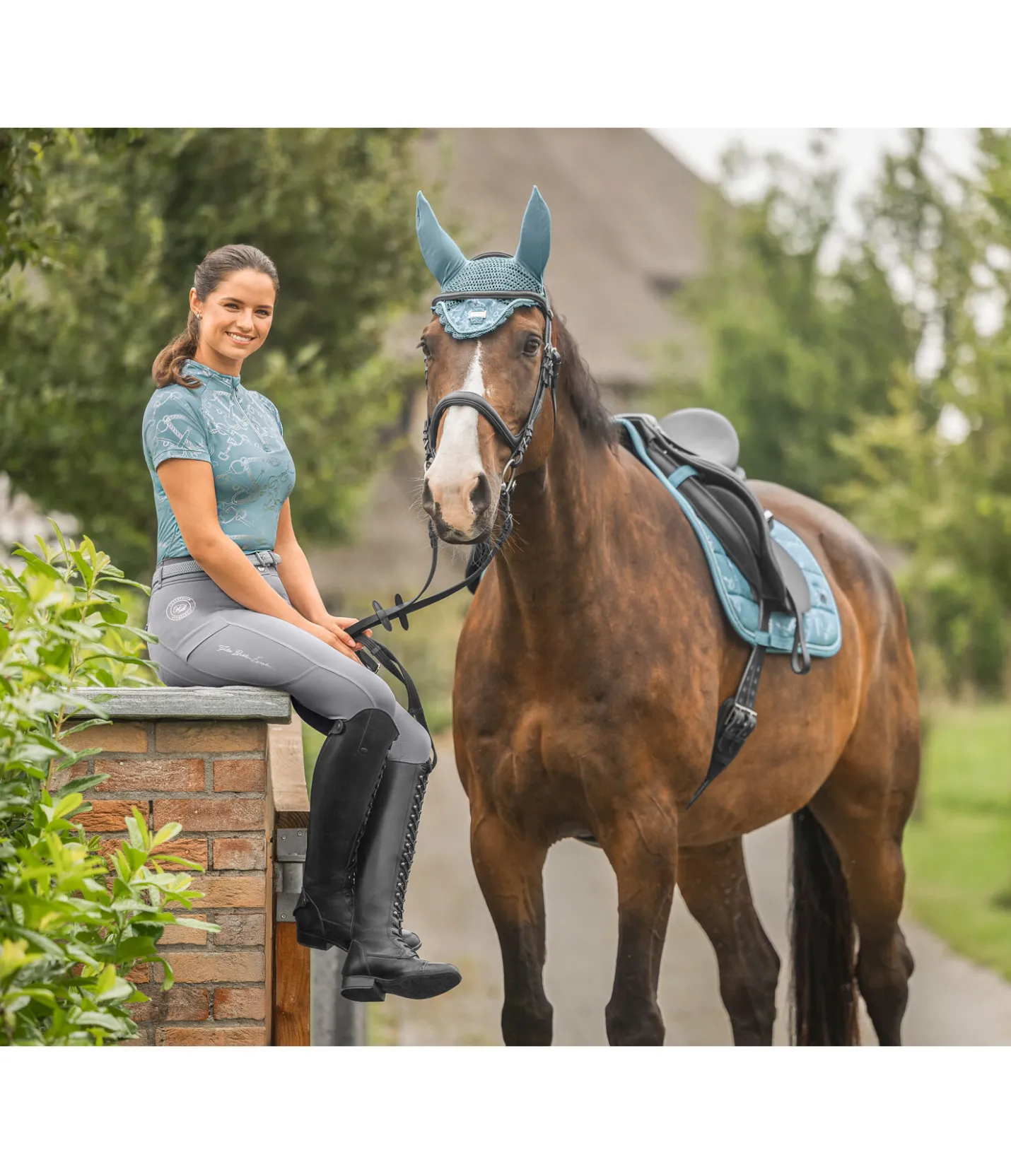 Felix Bühler Bonnet anti-mouches Signature menthe