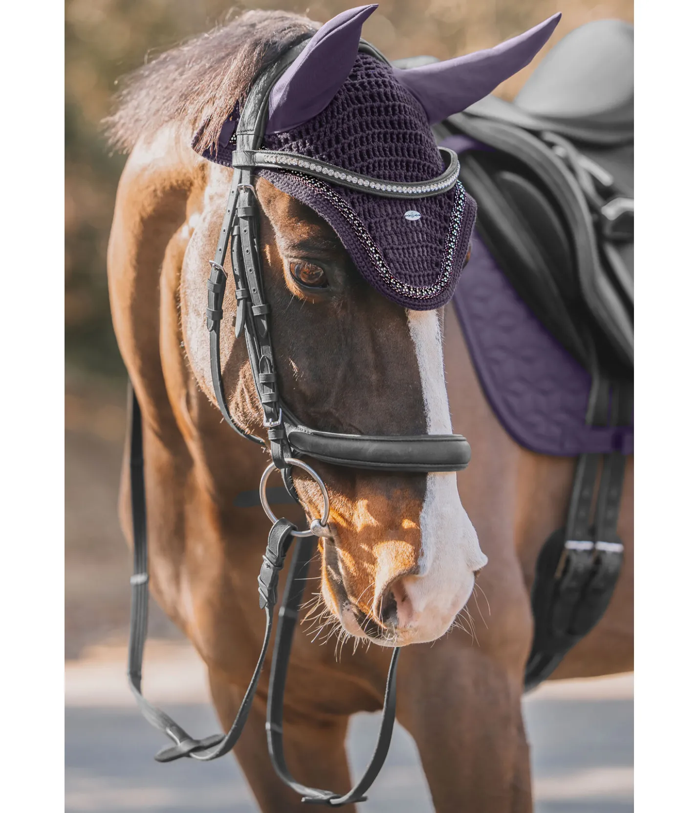 SHOWMASTER Bonnet anti-mouches Twinkle violet foncé Best