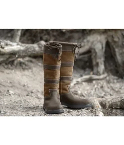 STEEDS Bottes d'écurie Countryside marron foncé Clearance