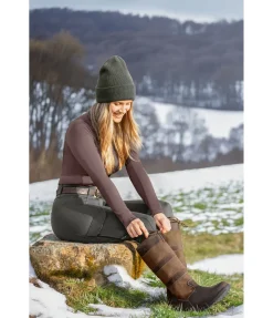 STEEDS Bottes d'écurie Countryside marron foncé Clearance