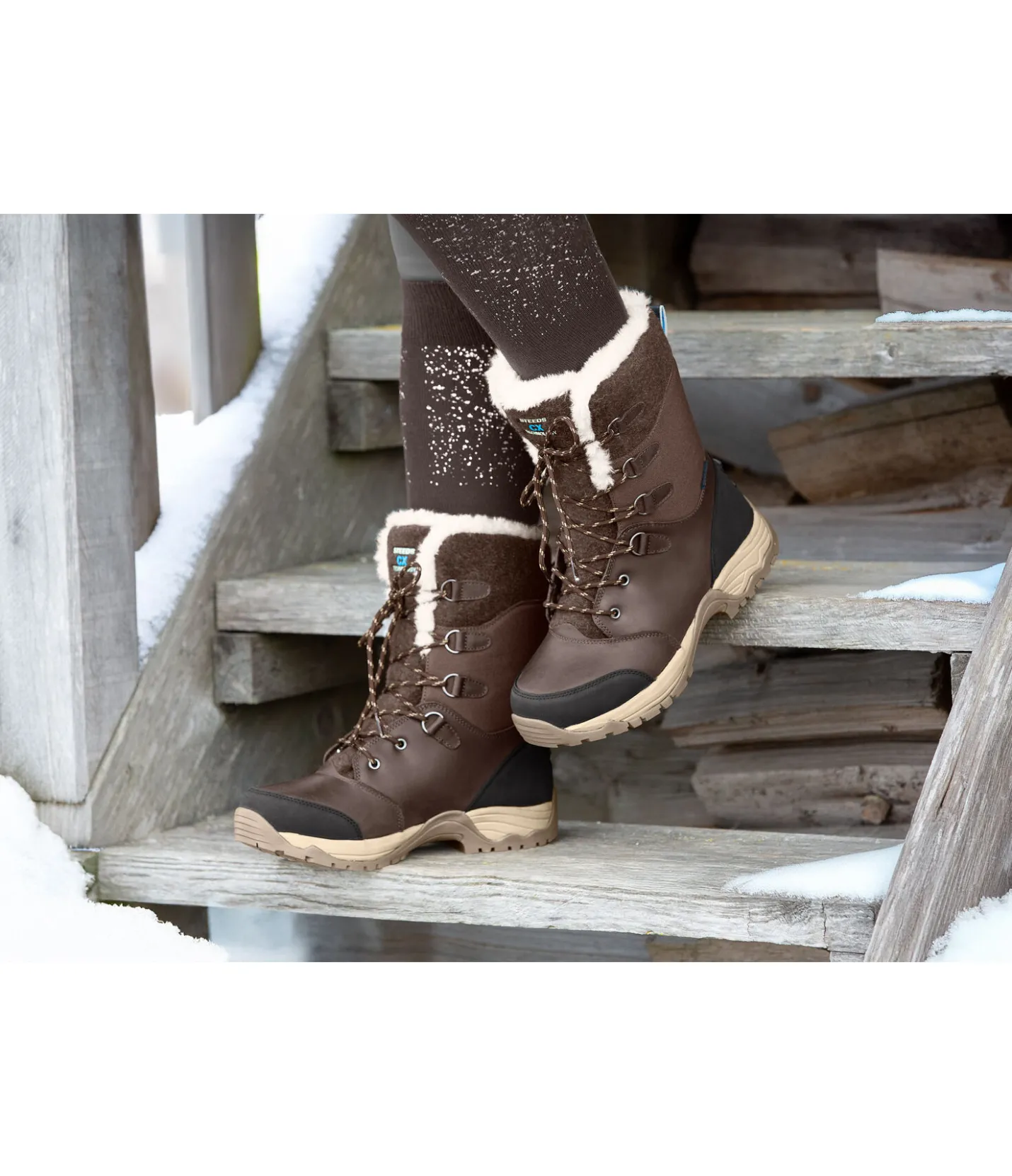 STEEDS Bottes d'hiver Roughlander II CX marron foncé Best