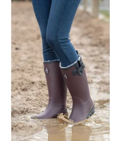 Felix Bühler Bottes en caoutchouc d'hiver Classic prune Outlet