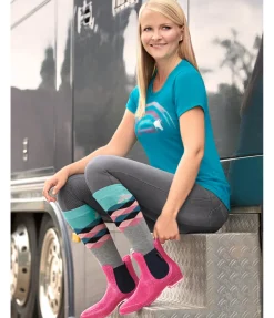 STEEDS Bottines Glitter fuchsia