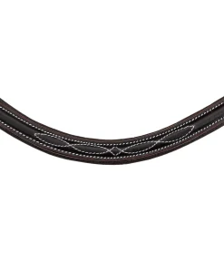 CLARIDGE HOUSE Bridon avec muserolle croisée Stitch marron foncé Best
