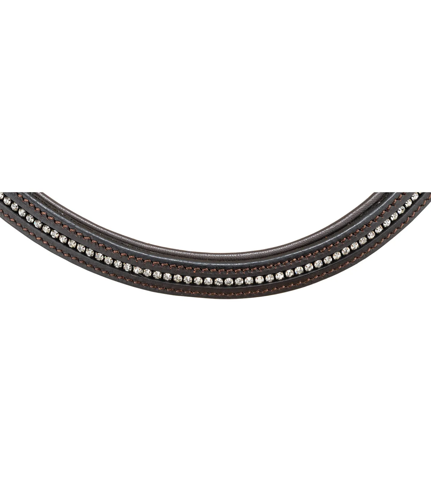CLARIDGE HOUSE Bridon avec véritable fourrure d'agneau Soft Comfort II marron foncé Clearance
