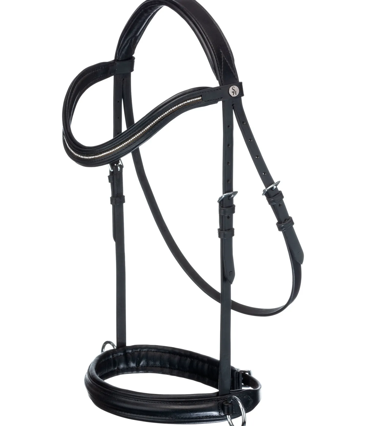 SHOWMASTER Bridon sans embouchure Gentle Connection noir Clearance