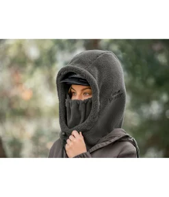 TWIN OAKS Cagoule en polaire Yosemite vert sapin Clearance
