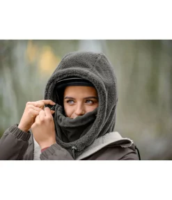 TWIN OAKS Cagoule en polaire Yosemite vert sapin Clearance