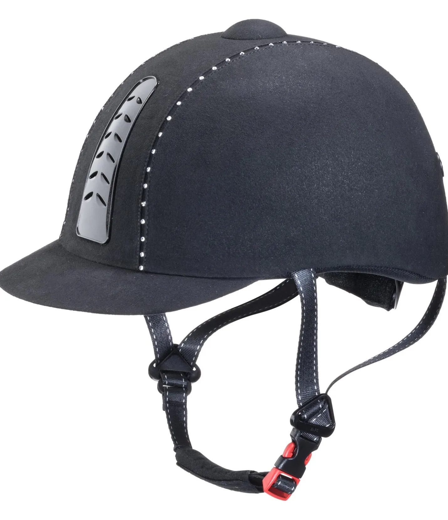 KNIGHTSBRIDGE Casque d'équitation Air III Crystal noir Outlet