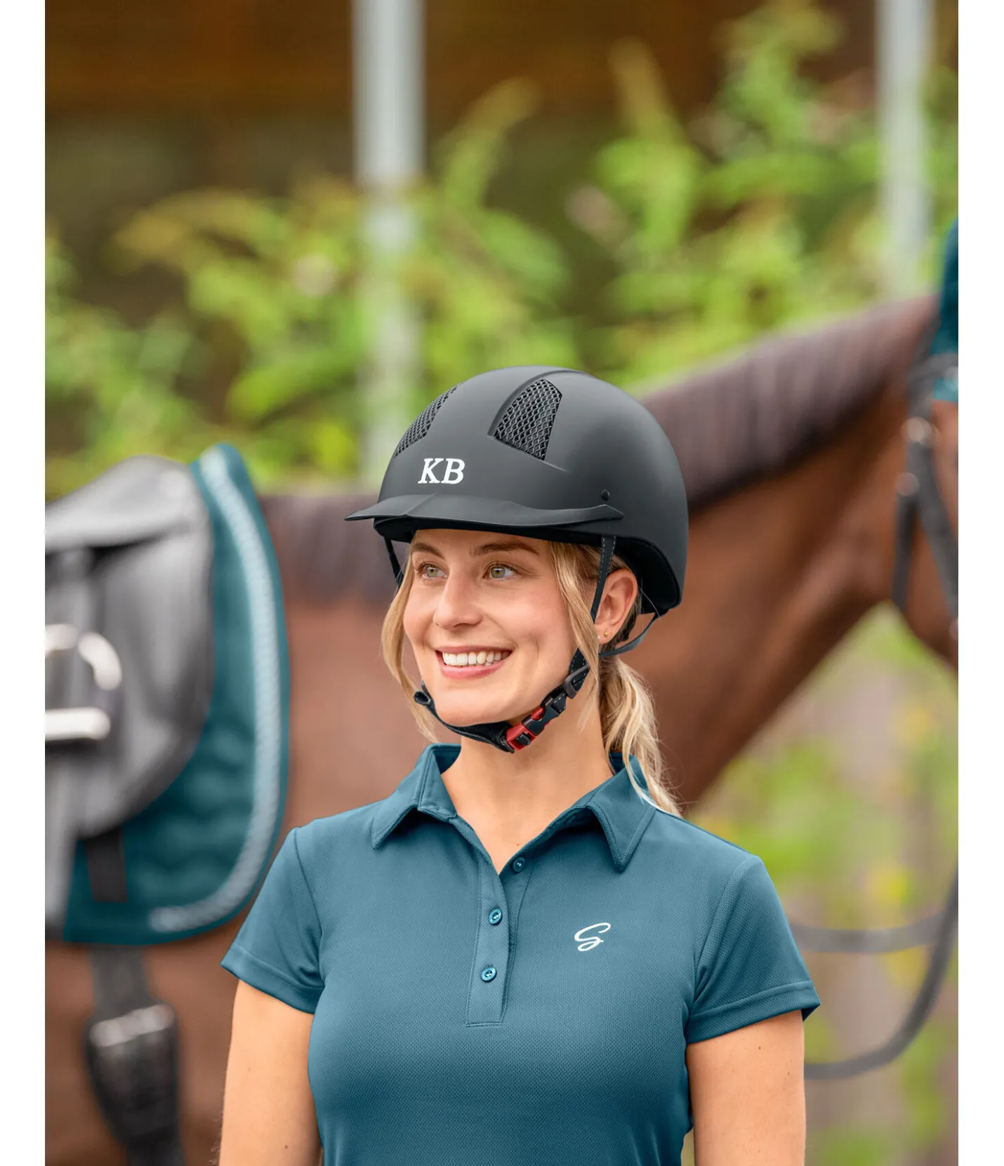 KNIGHTSBRIDGE Casque d'équitation Evident II noir Sale