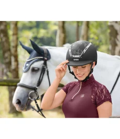 uvex Casque d'équitation exxeed diamond noir Clearance