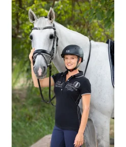 KNIGHTSBRIDGE Casque d'équitation Hybrid II noir New
