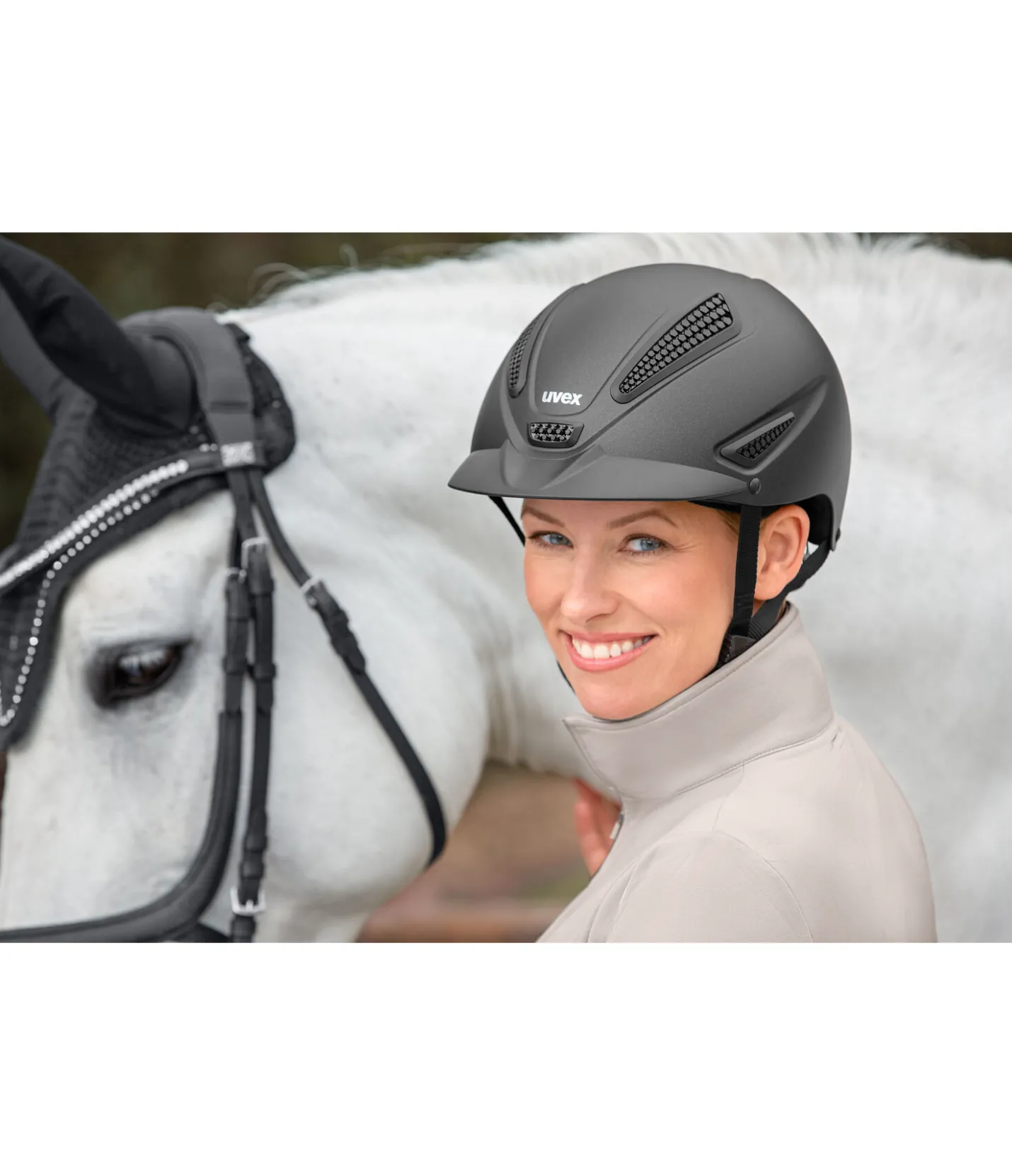 uvex Casque d'équitation perfexxion III noir Clearance