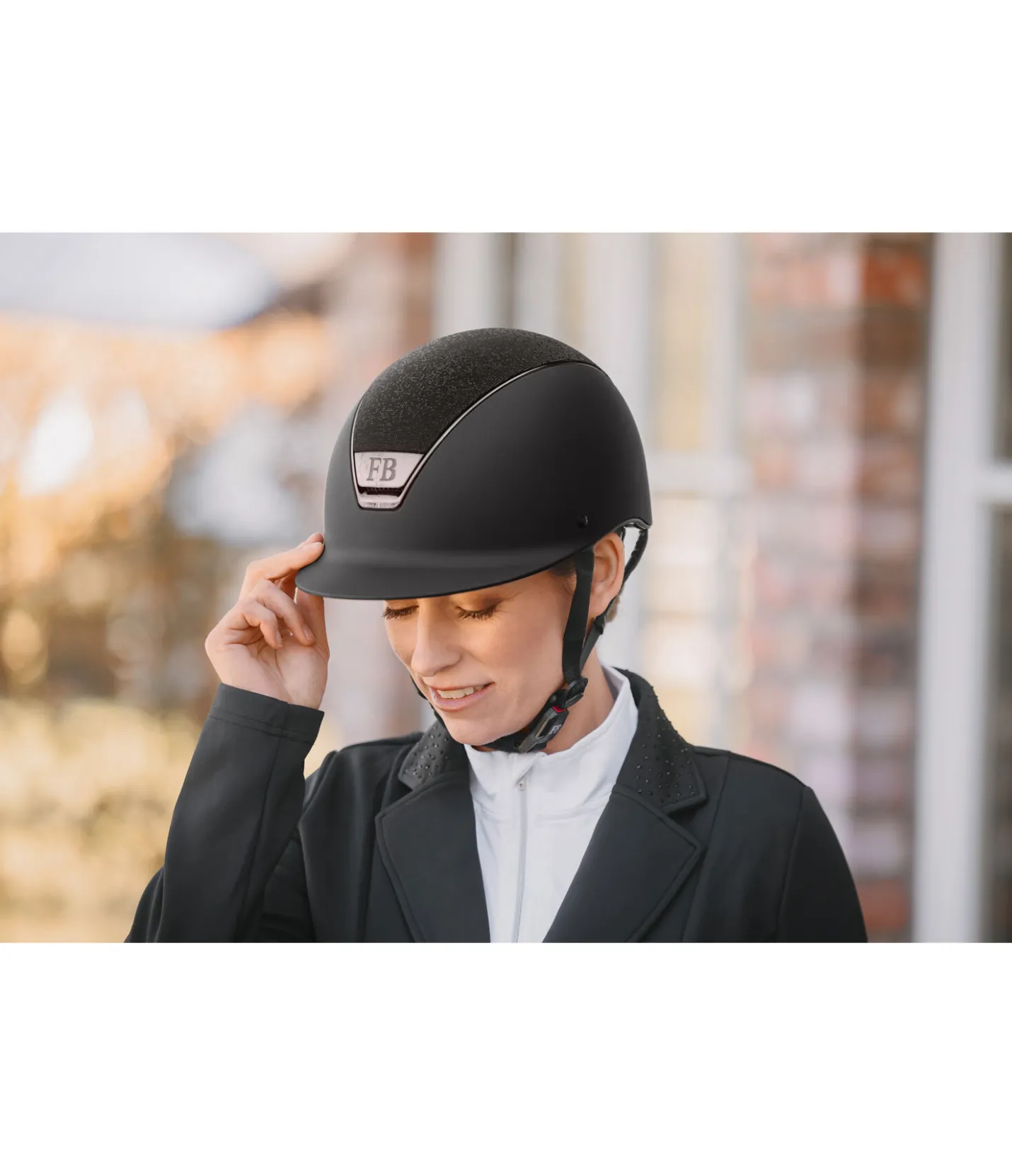 Felix Bühler Casque d'équitation ProNova III Matrix noir Outlet