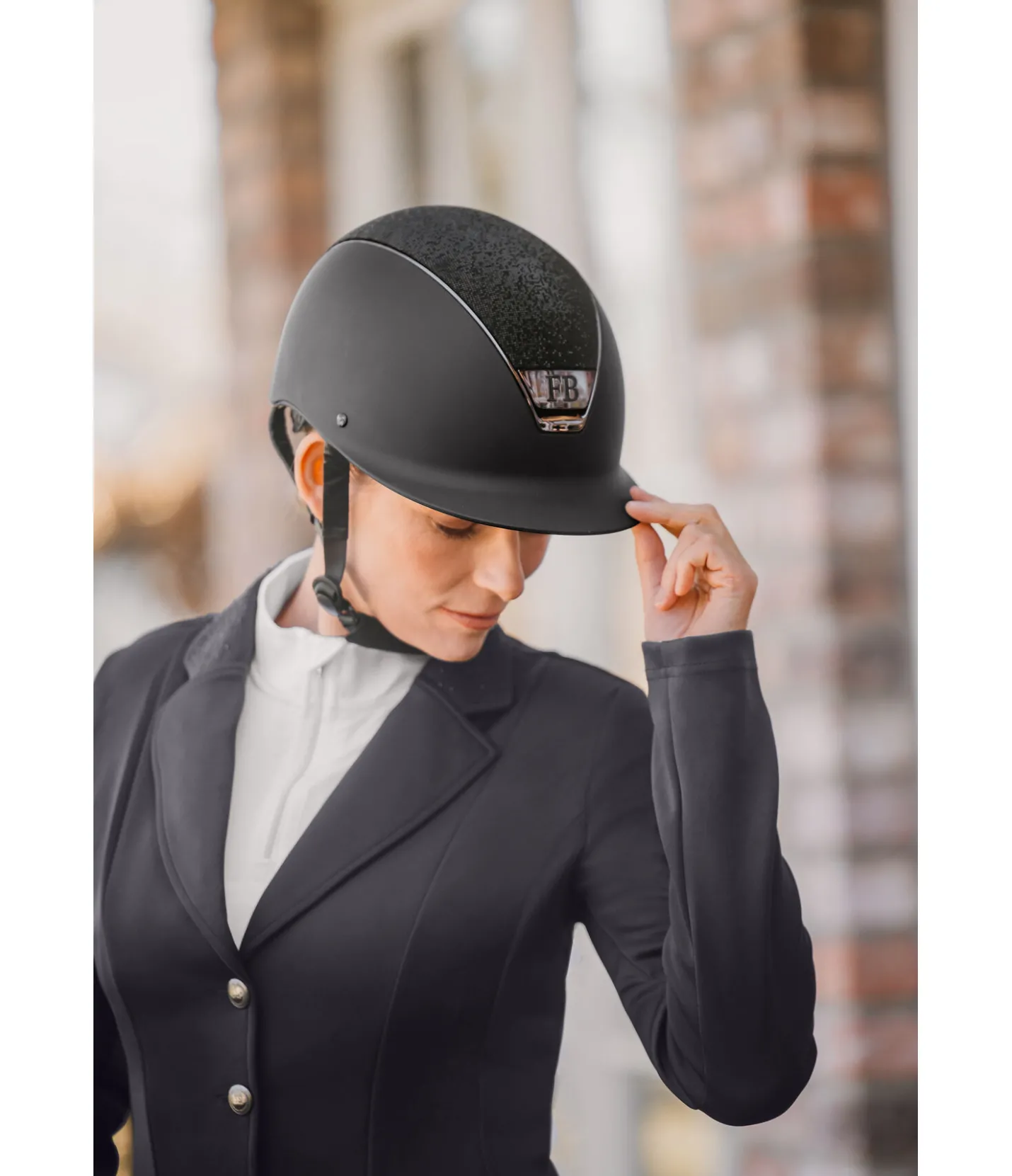 Felix Bühler Casque d'équitation ProNova III Matrix noir Outlet