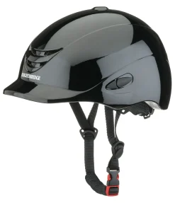 KNIGHTSBRIDGE Casque d'équitation Sunny II brillant noir Outlet