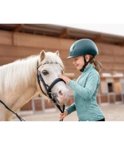 KNIGHTSBRIDGE Casque d'équitation Support bleu profond Discount