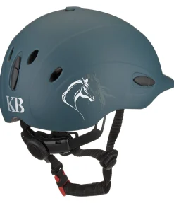 KNIGHTSBRIDGE Casque d'équitation enfant Sunny II Horse Love bleu profond New