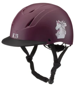KNIGHTSBRIDGE Casque d'équitation enfant Support Horsy baie New