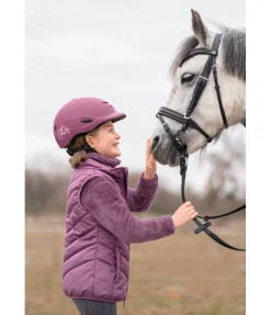KNIGHTSBRIDGE Casque d'équitation enfant Sunny II Horse Love baie Discount
