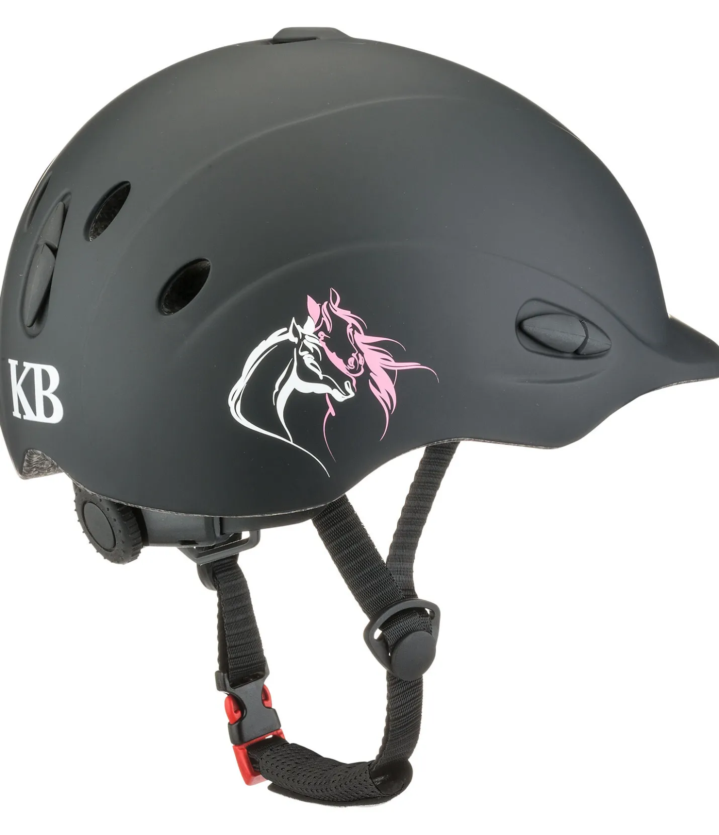KNIGHTSBRIDGE Casque d'équitation enfant Sunny II Horse Love noir Best
