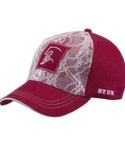 STONEDEEK Casquette Lace Up framboise New